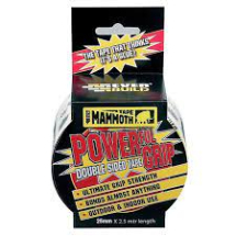 Everbuild 25mm 2.5m Mammoth Power Grip Double Sided Tape